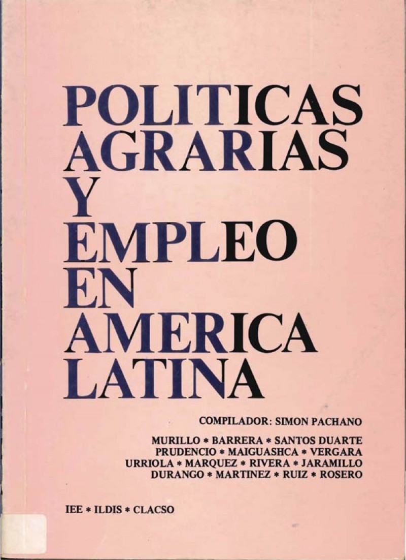 Políticas agrarias y empleo en América Latina 